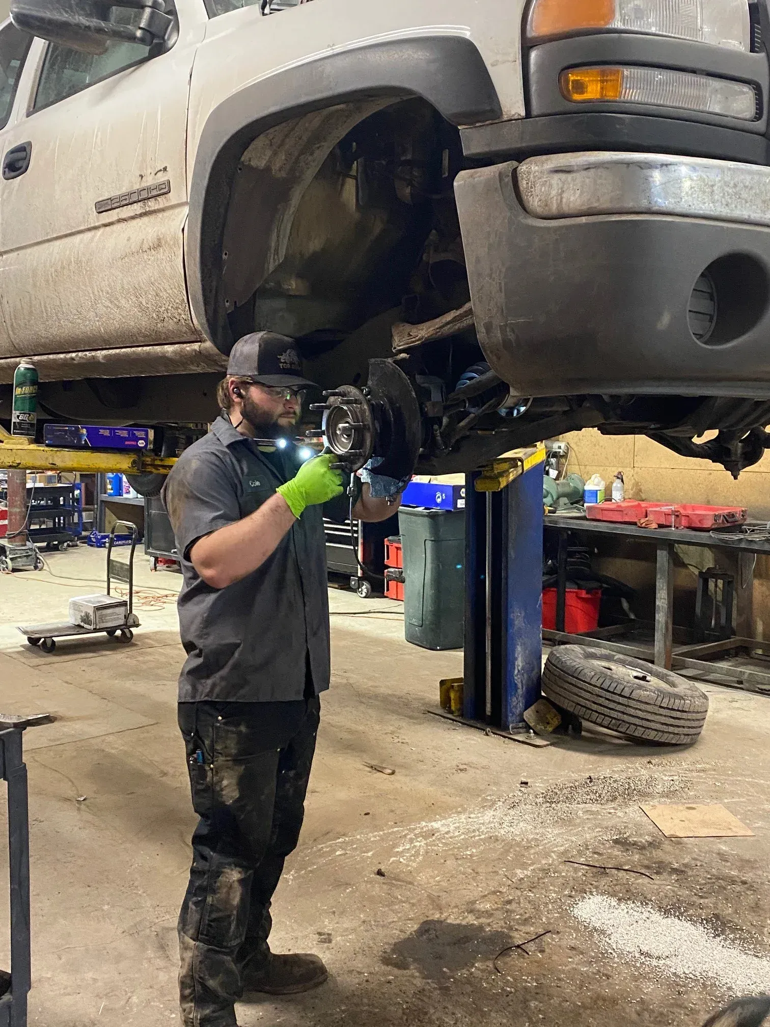 Top Dog Auto Repair Truck Work