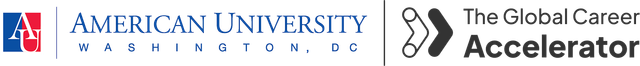 University of Montana logo with The Global Career Accelerator