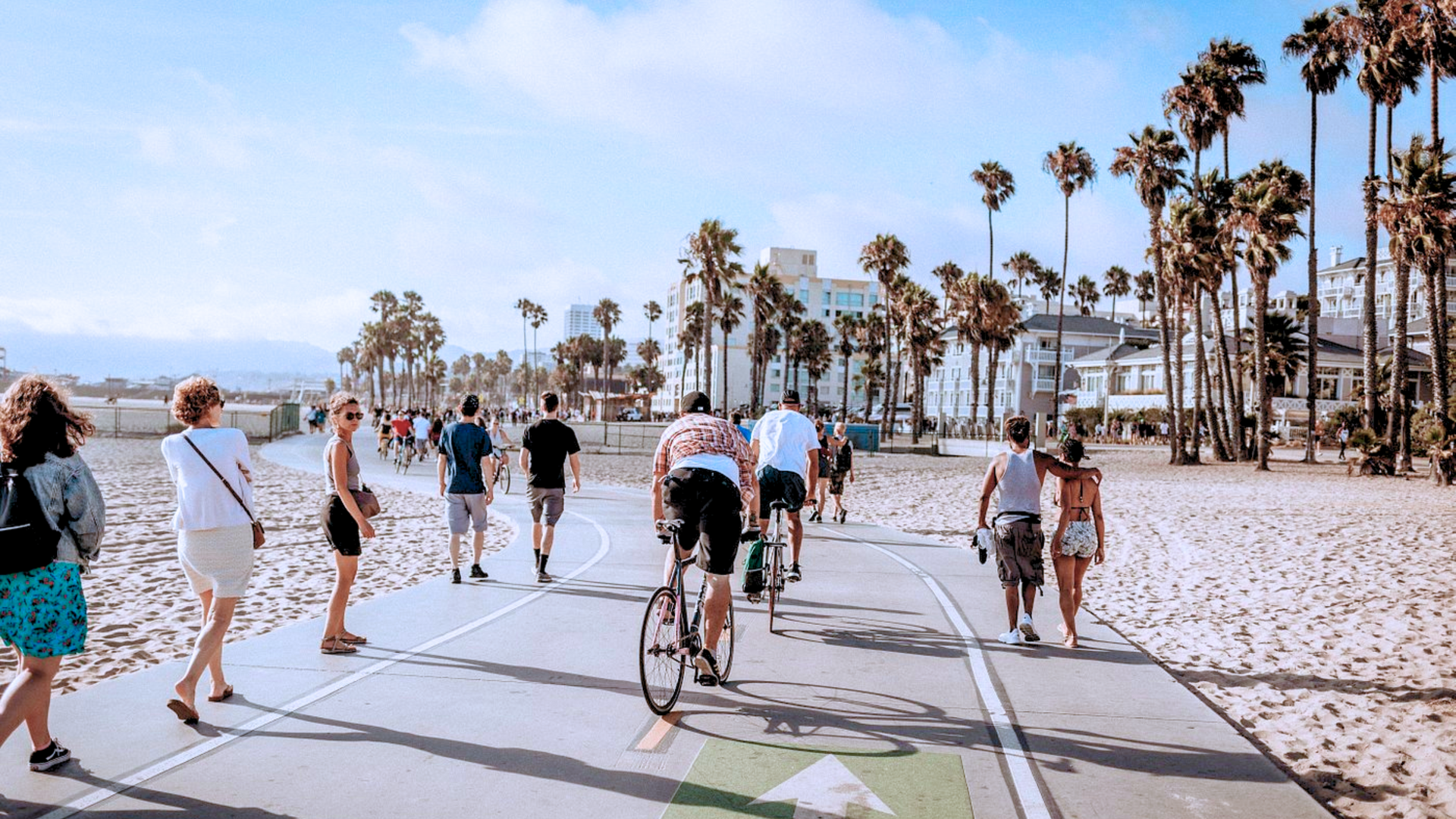 Biking in Los Angeles, California