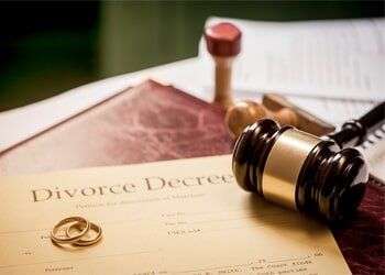 Legal Separation — Divorce Decree and Wooden Gavel in Miamisburg, OH