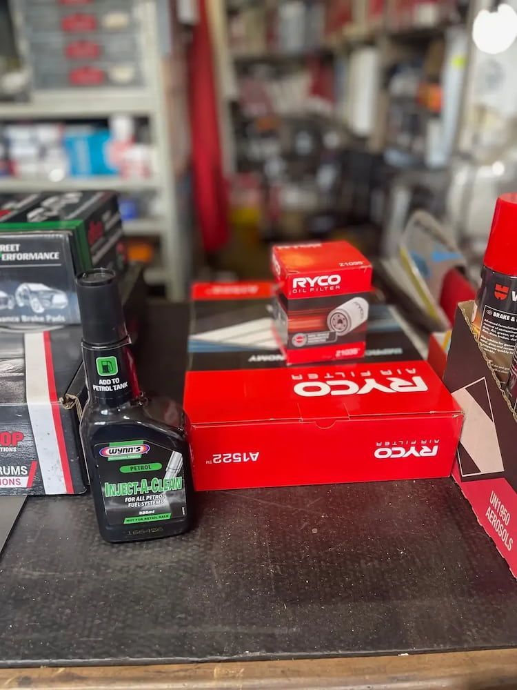 A Bottle Of Ryco Fuel Additive And A Box Of Fuel Additive — Figtree Brake & Clutch Services in Coniston, NSW
