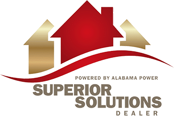 The superior solutions dealer logo is powered by alabama power