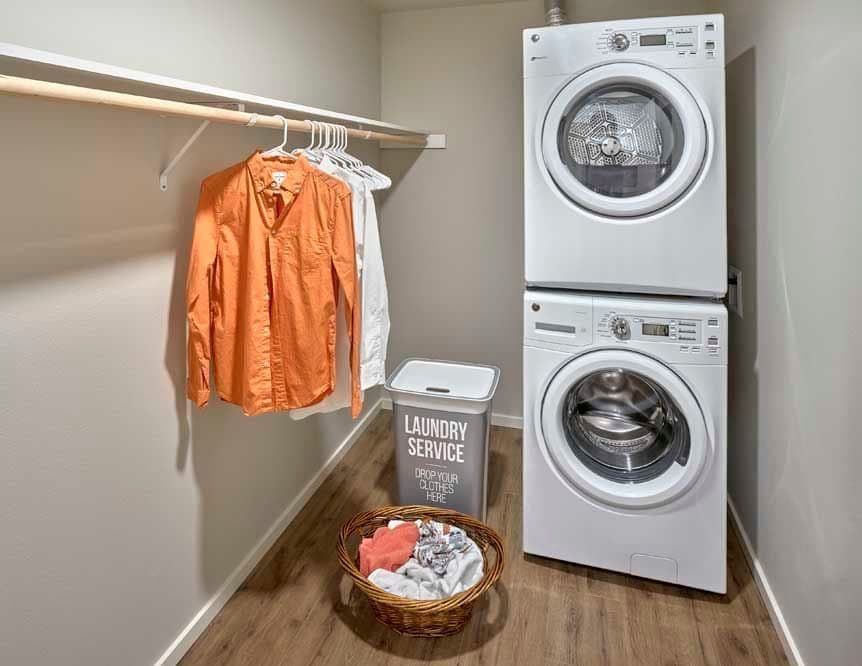 Laundry at The Maverick in Burien, WA.