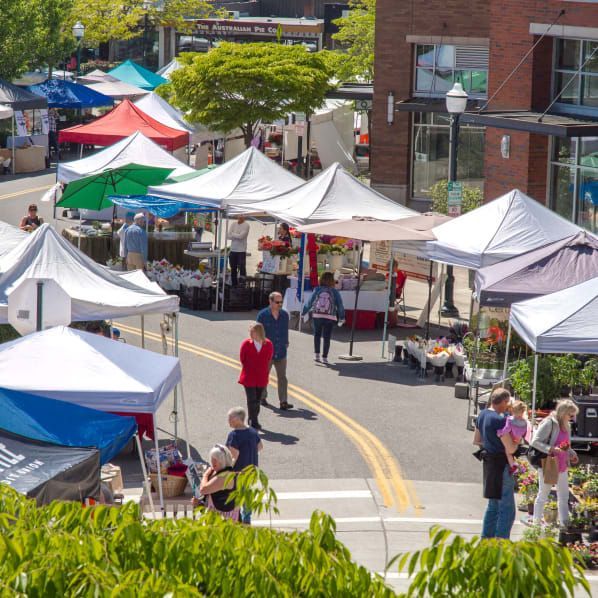 Local farmer's market at The Maverick in Burien, WA.