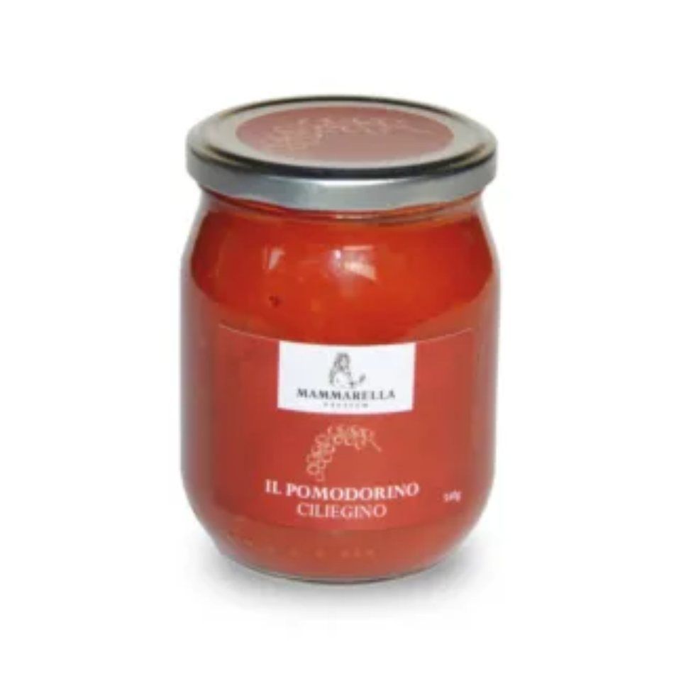 A jar of il pomodorino ciligino tomato sauce