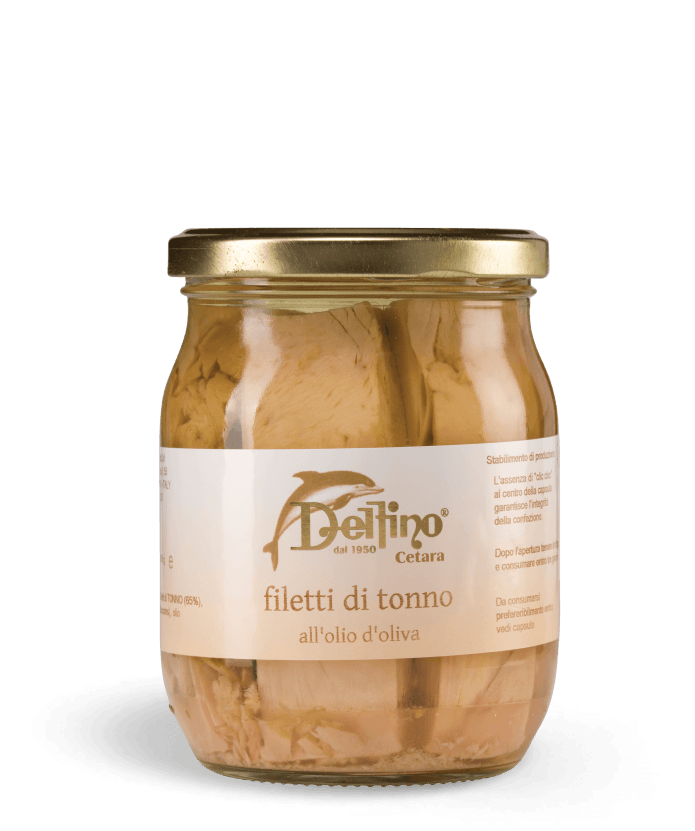barattolo filetti tonno