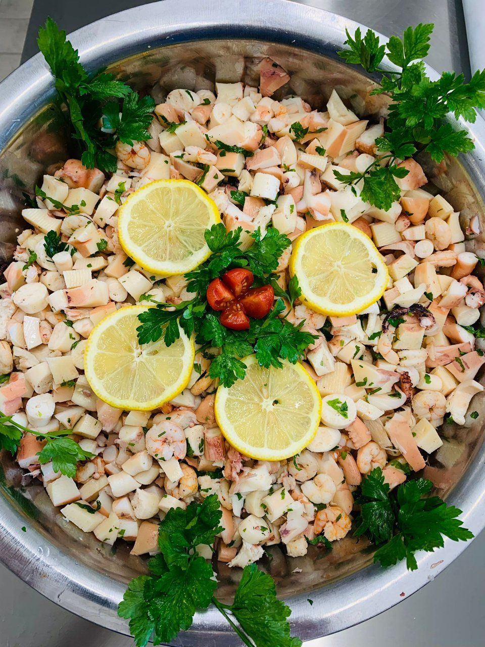 insalata di pesce fresco