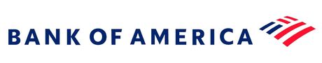The bank of america logo is shown on a white background.