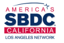 The logo for america 's sbdc california los angeles network.