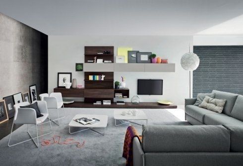 vista salone in stile moderno