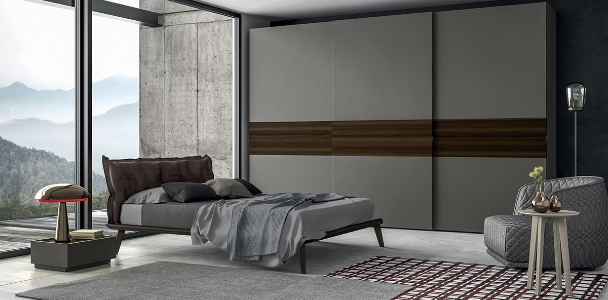 letto matrimonia ultima moda con armadio a muro
