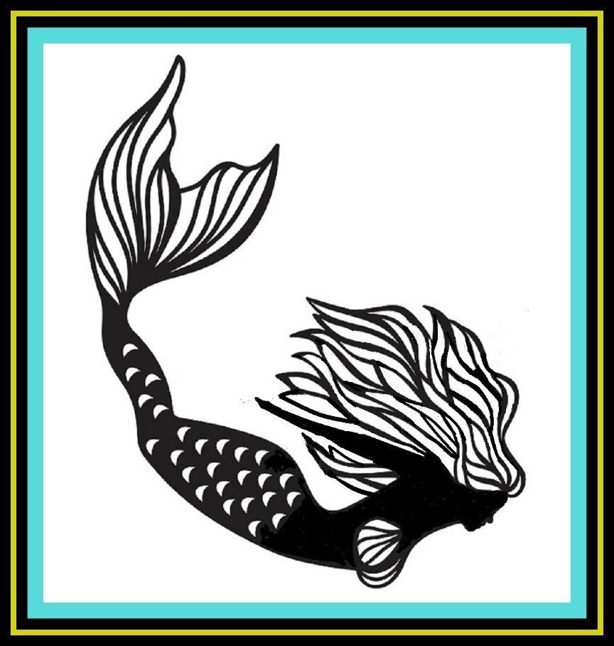 Mermaid Metal Wall Art