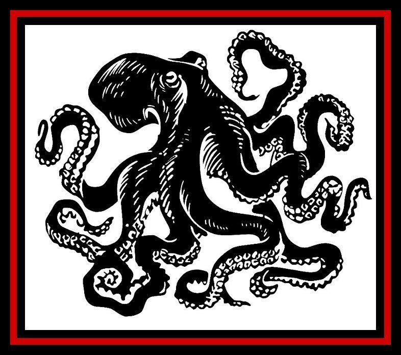 Octopus Metal Wall Art
