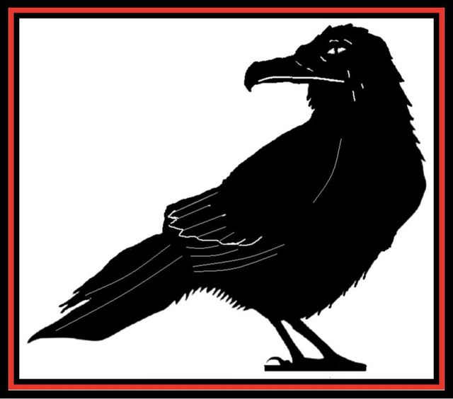 Nobel Raven Metal Wall Art