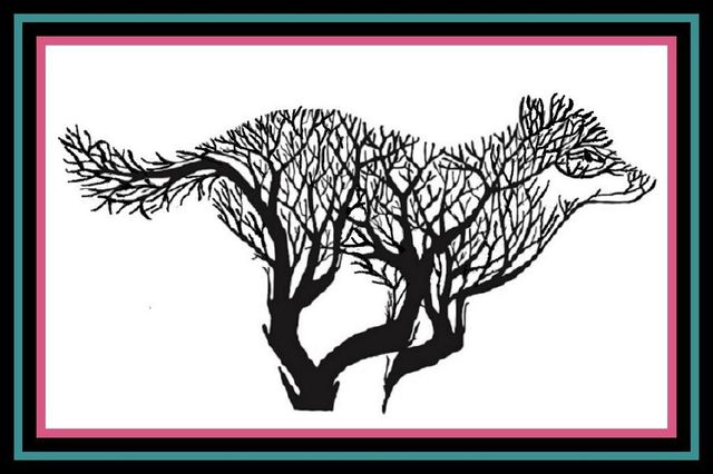 Wild Wolf Galloping Metal Wall Art