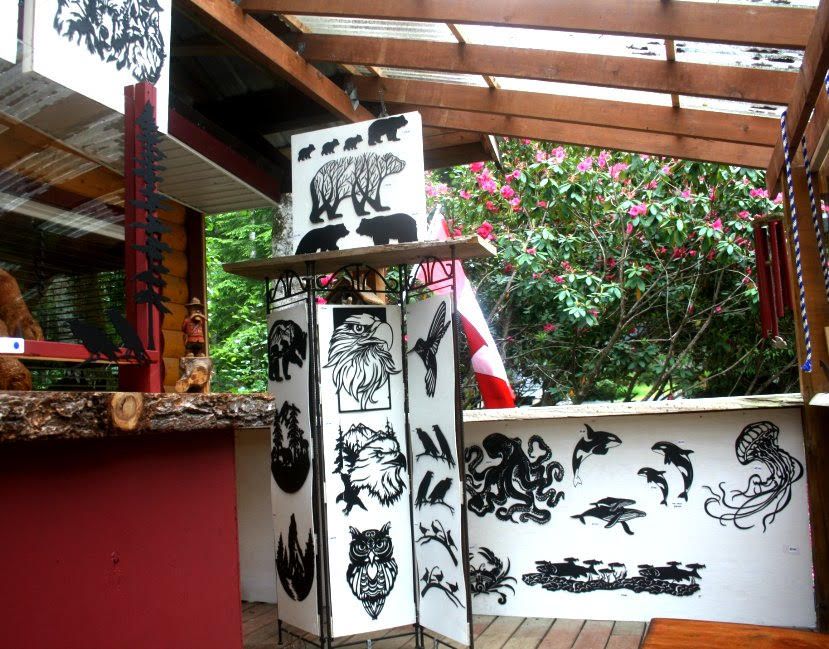 Wildlife Metal Wall Art Handcrafted On Vancouver Island, BC