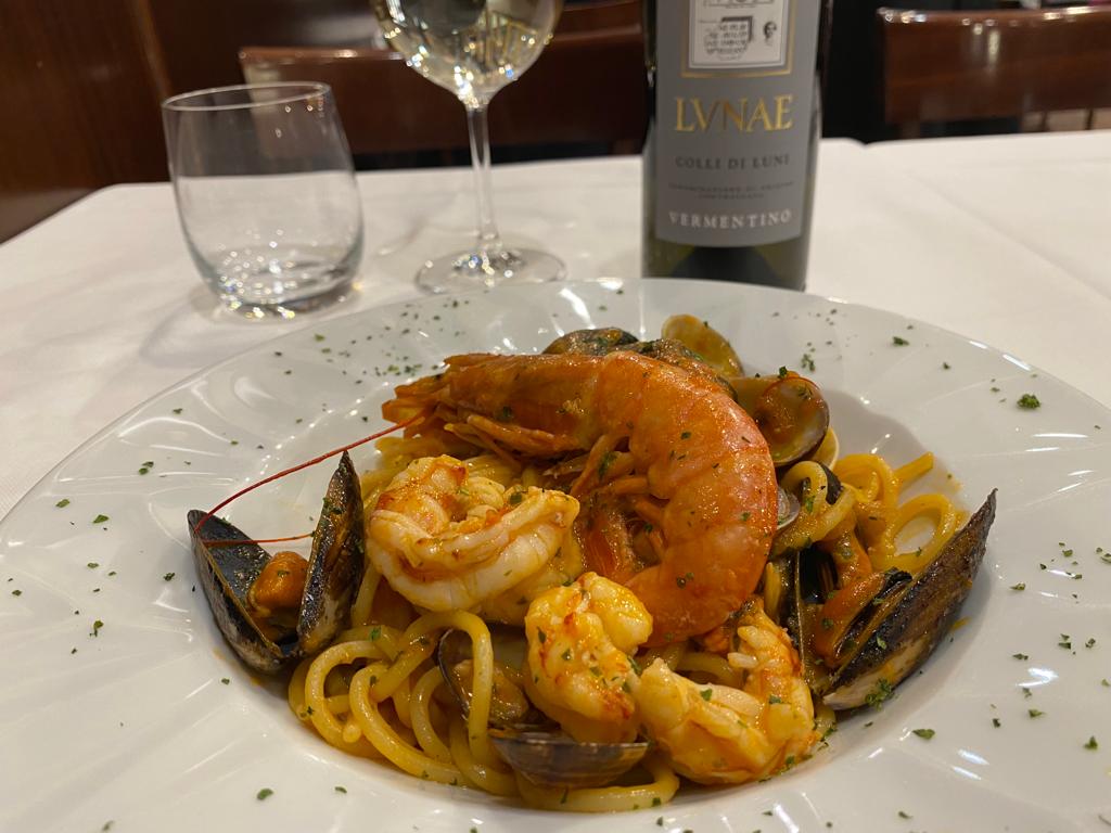 spaghetti ai frutti di mare