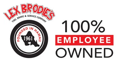 A logo for lex brodies that is 100 % employee owned | Lex Brodies 