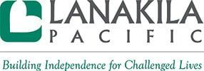 A logo for lanakila pacific building independence for challenged lives | Lex Brodies 
