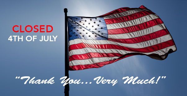 Lex Brodie's will be closed on the 4th of July