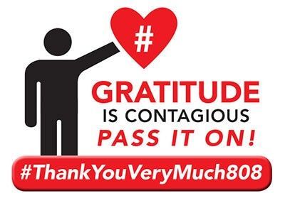 A sign that says gratitude is contagious pass it on | Lex Brodies 