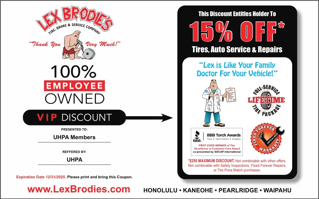 UHPA Discount | Lex Brodies