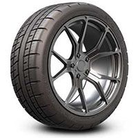 A close up of a car tire on a wheel on a white background. | Lex Brodies