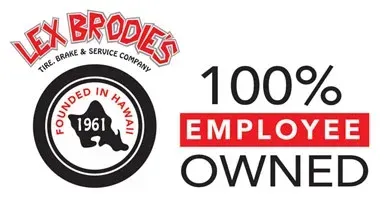 A logo for lex brodies that is 100 % employee owned | Lex Brodies