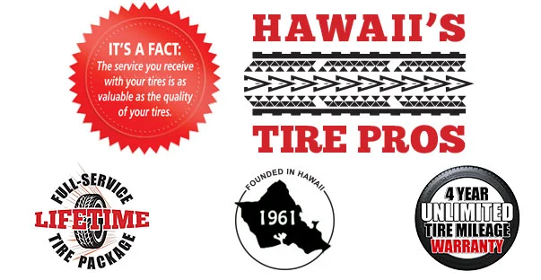 Hawaii's tire pros offers a full service lifetime tire package | Lex Brodies
