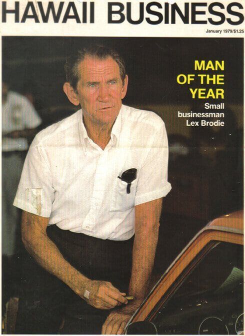 A man is on the cover of hawaii business magazine | Lex Brodies