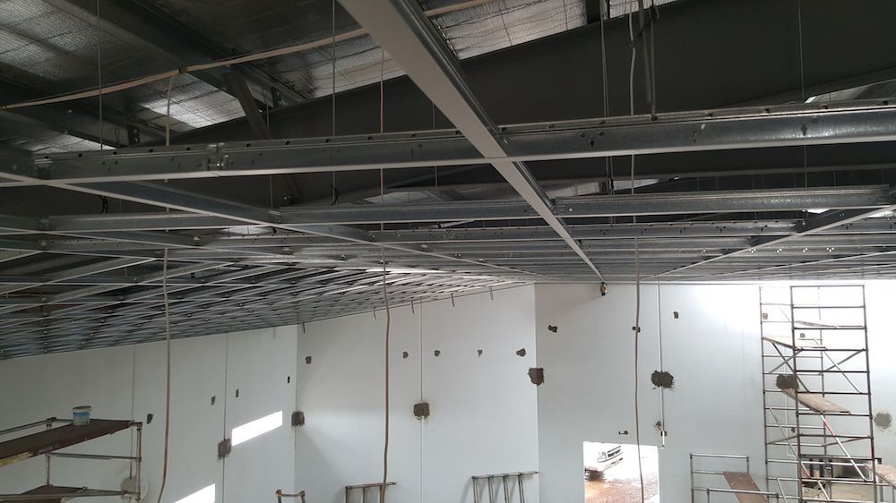 Ceiling under construction — Steve Braddy in Winnellie, NT