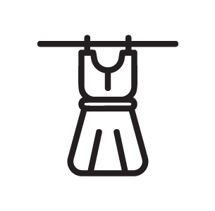 A black and white icon of a zip line.