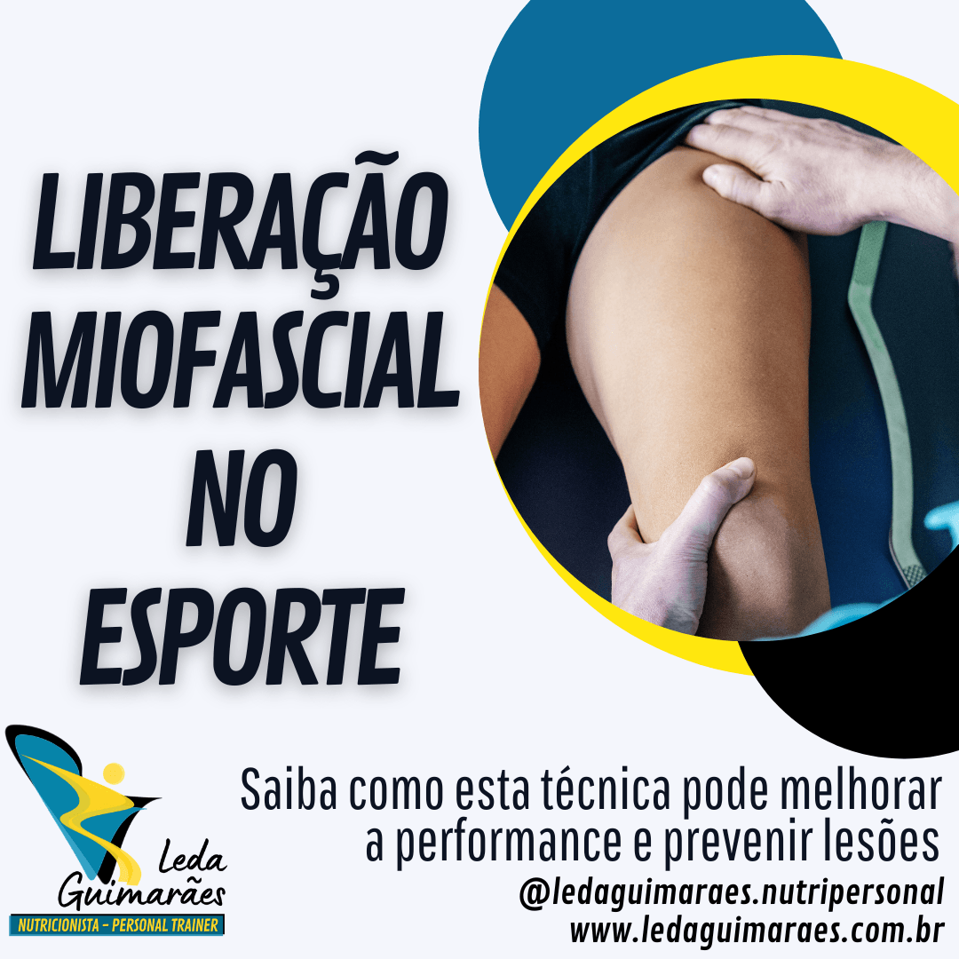 Imagem com pessoa segurando o joelho, indicando uma lesao e a frase Sindrome do trato iliotibial e liberacao miofascial