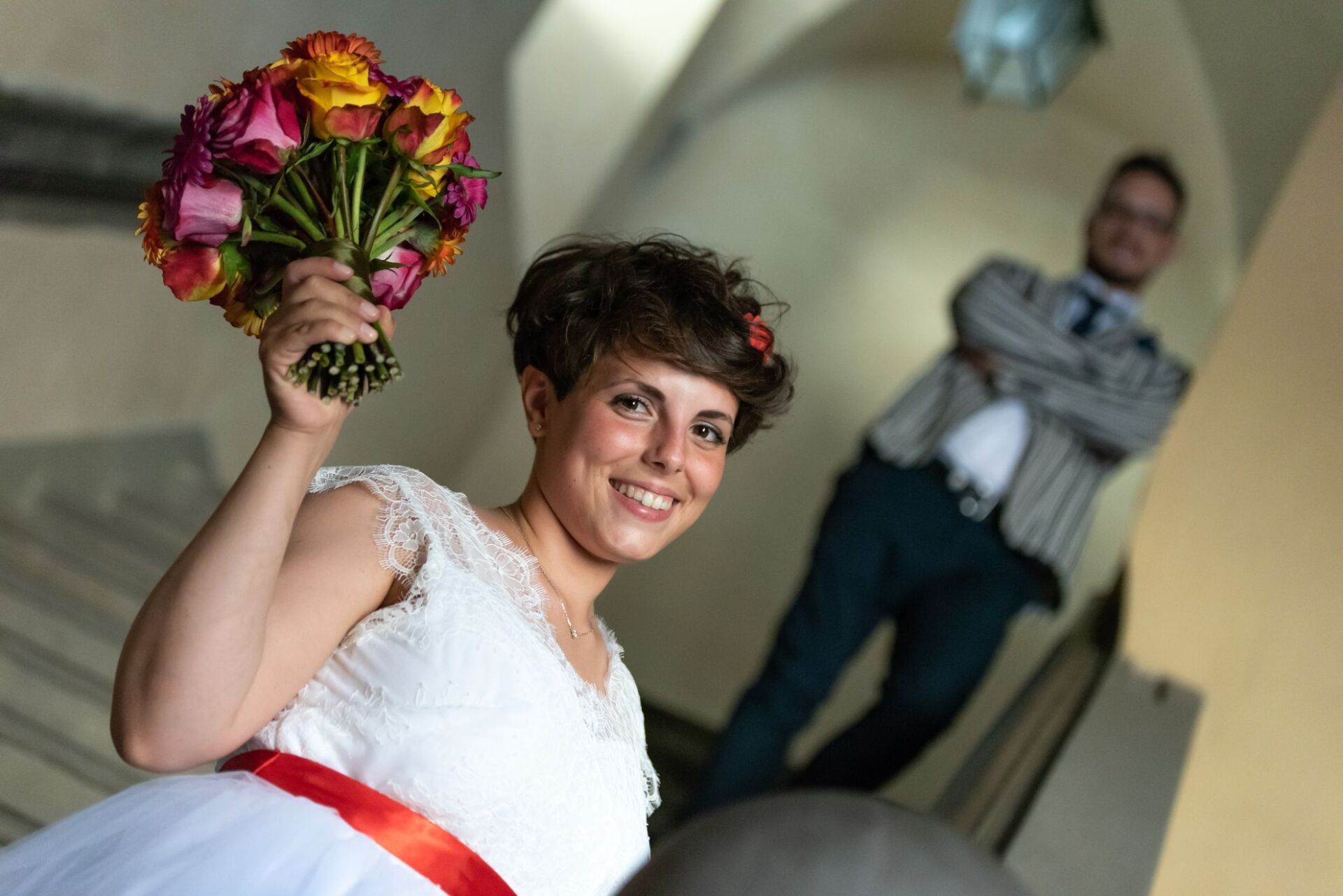 scatto per il servizio fotografico per matrimoni