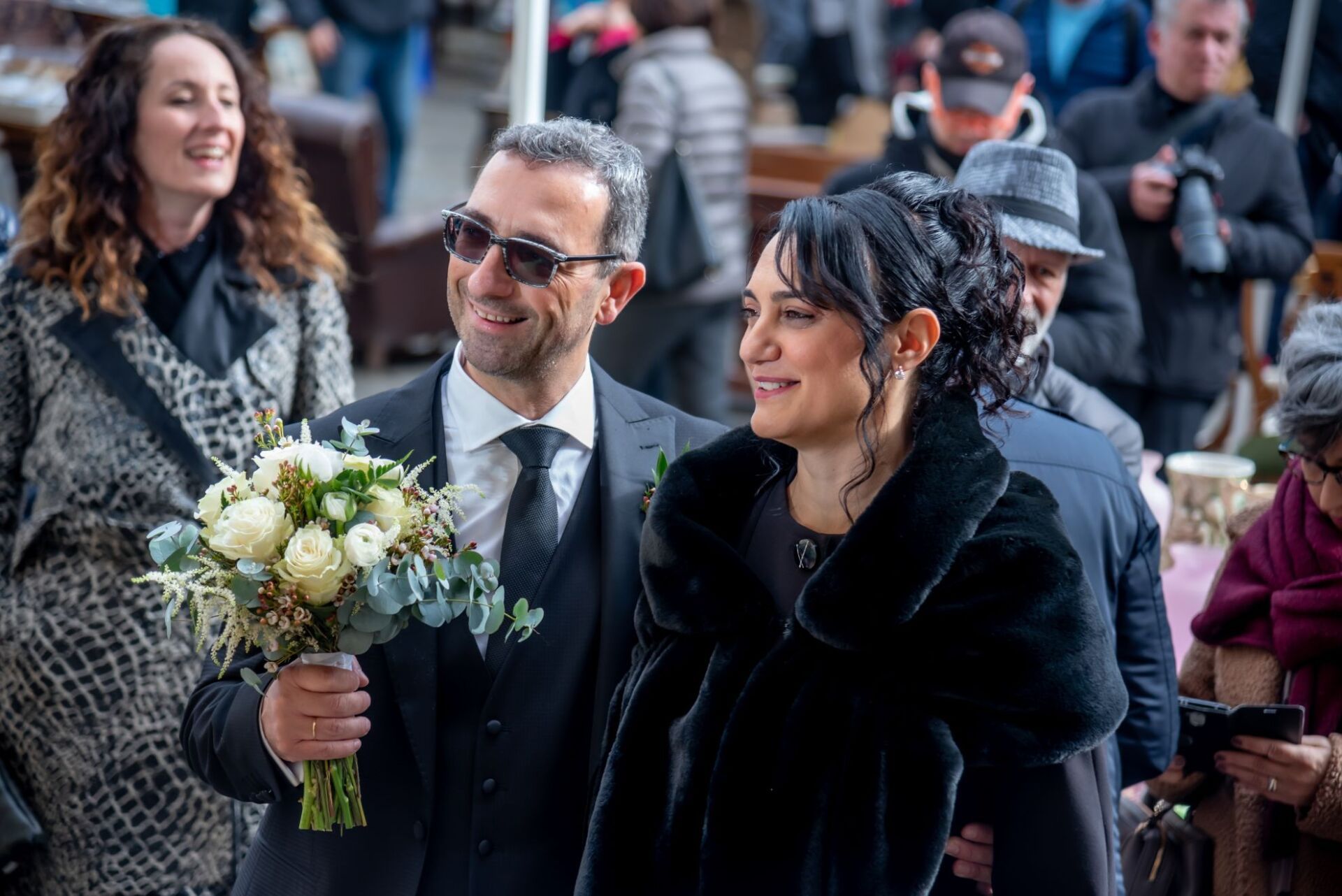 foto dei novelli sposi