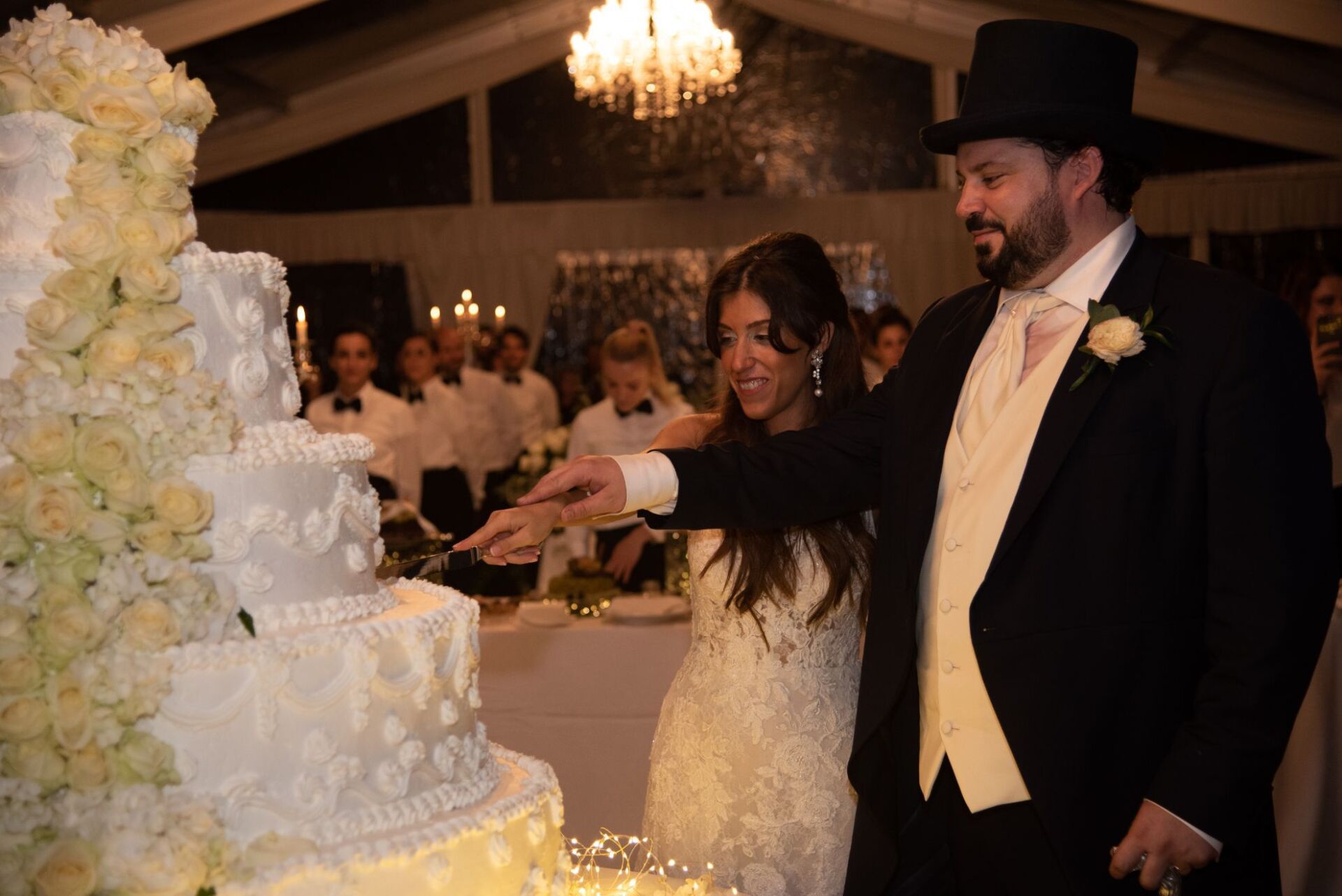 fotografia di ricevimento nuziale