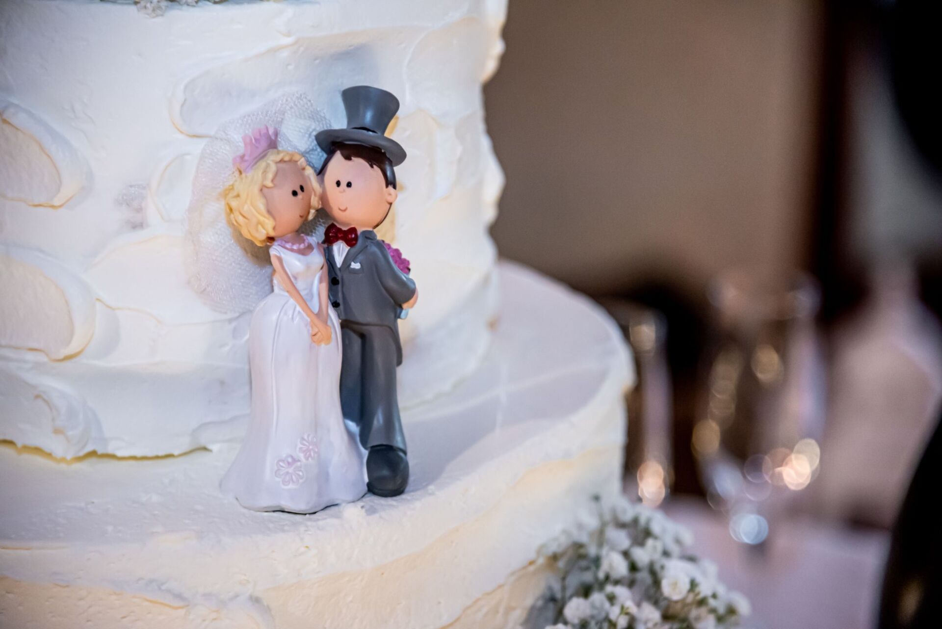 foto della torta nuziale