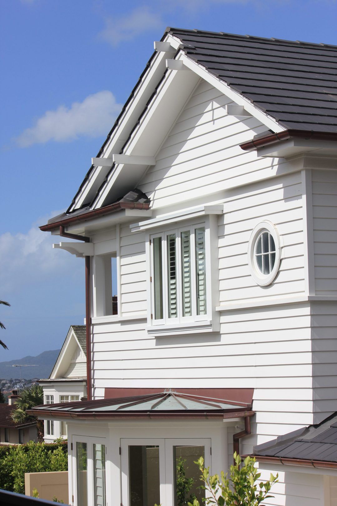 White House With Black Roof — Onehunga, Auckland — Ace Spouting & Fascia