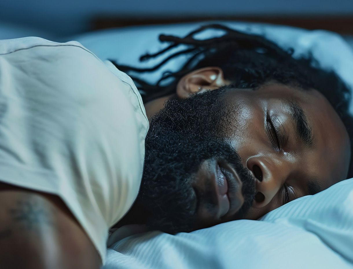 man sleeping