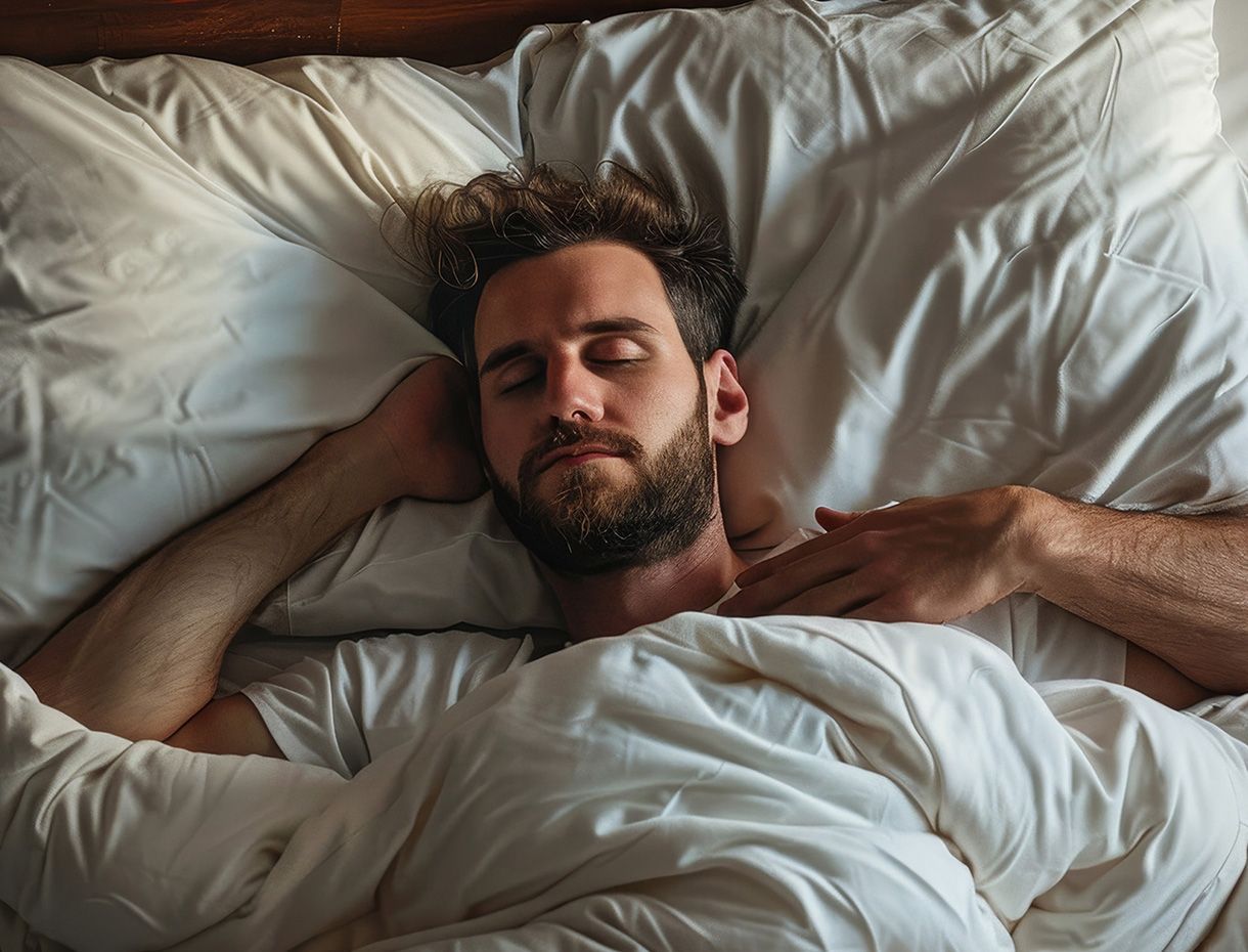 man sleeping