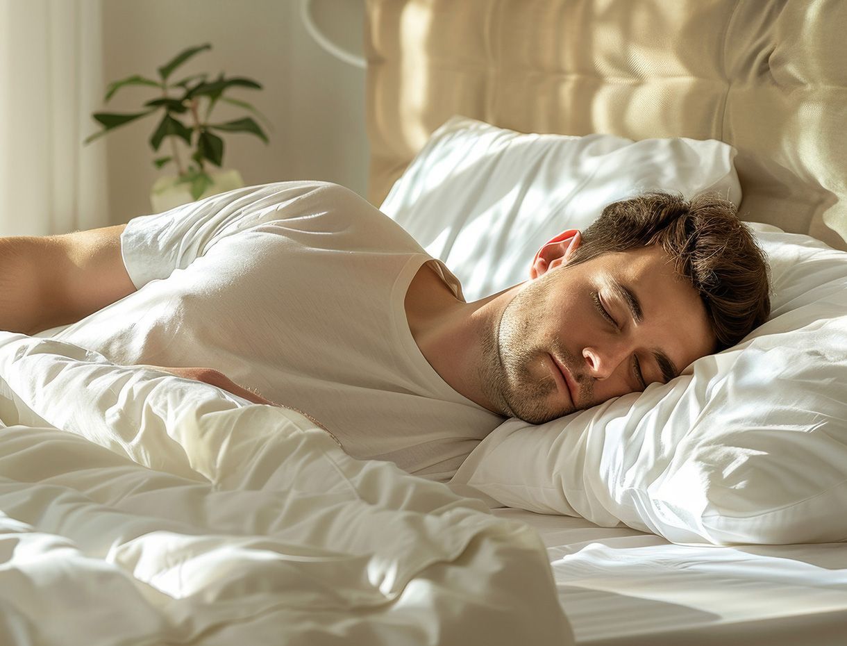 man sleeping