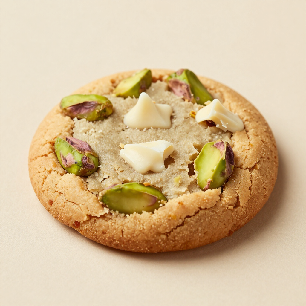 Pistache White Choc Cookie
