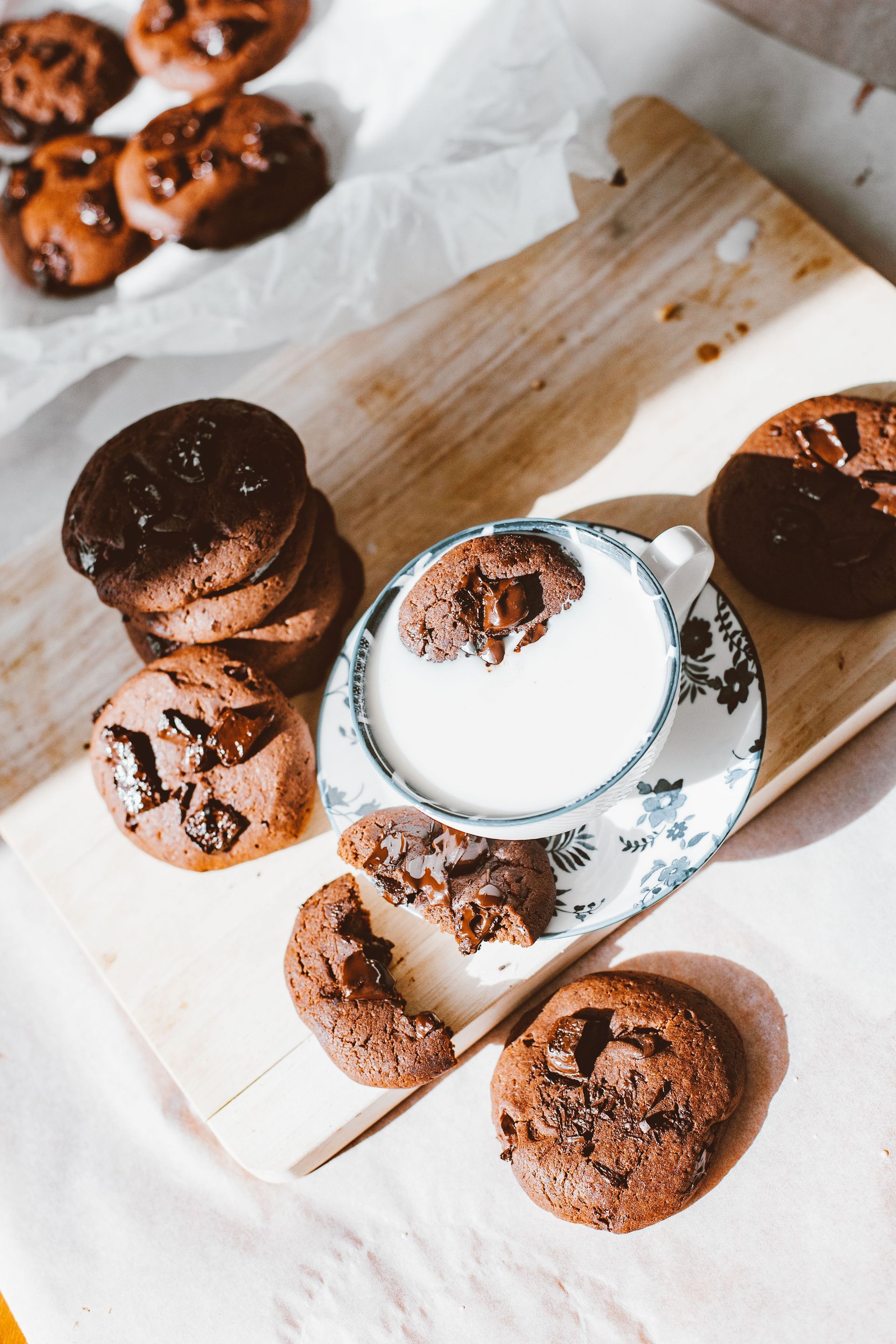 Triple chocolate cookie (homemade style)