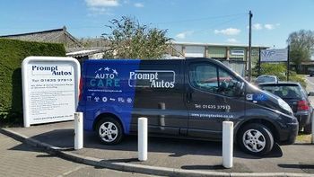 Vehicle servicing and repairs courtesy van