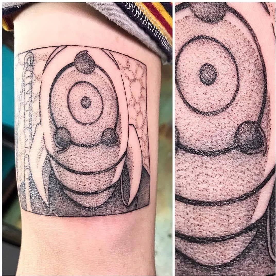 A close up of a tattoo on a person 's arm.