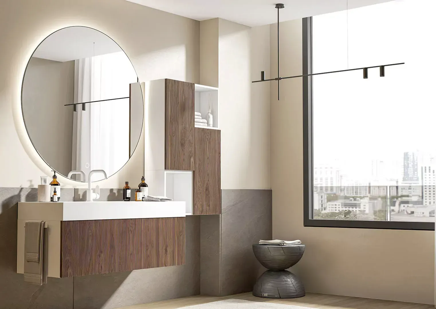 tettoia con struttura in legno