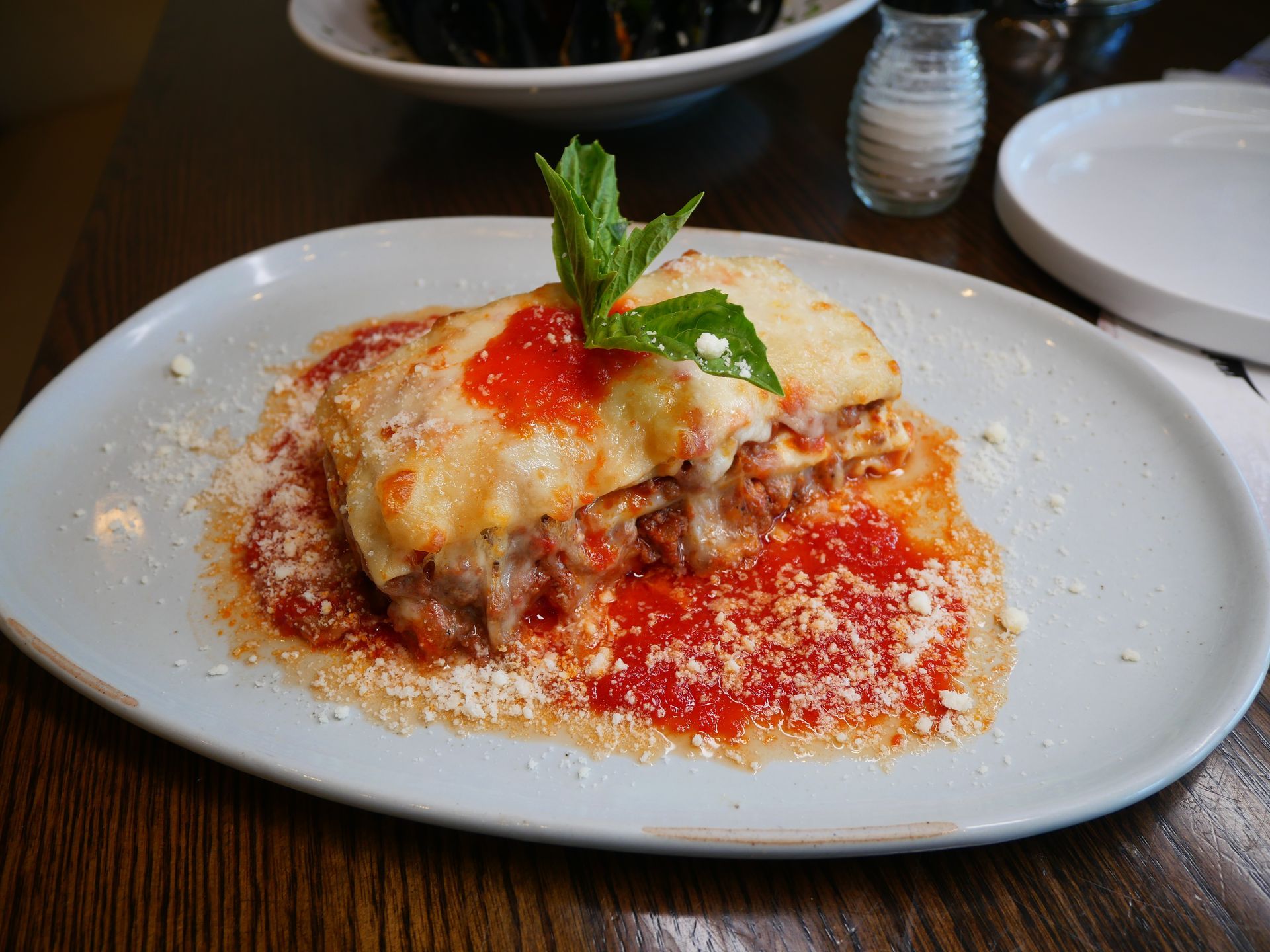 Lasagna at New York Pizza and Pasta in Naples Fl