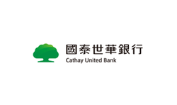 國泰聯合銀行標誌：綠色樹形圖標，中英文文字。