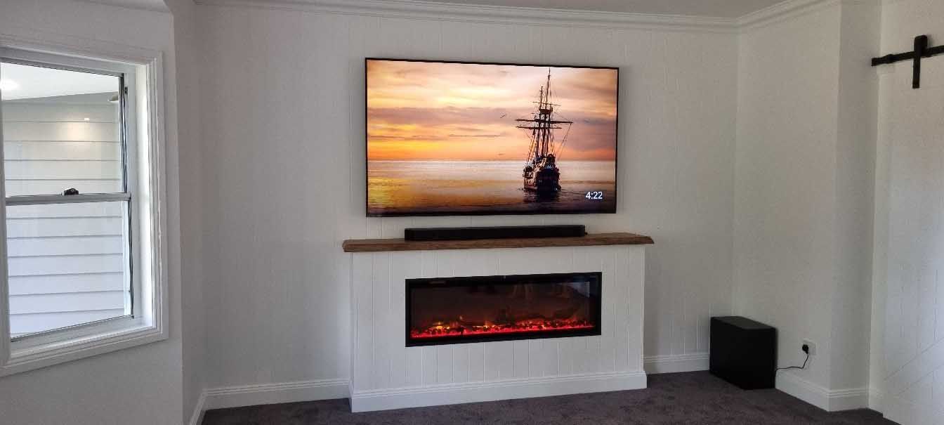 TV with Soundbar — Toowoomba, QLD — Garden City Antennas