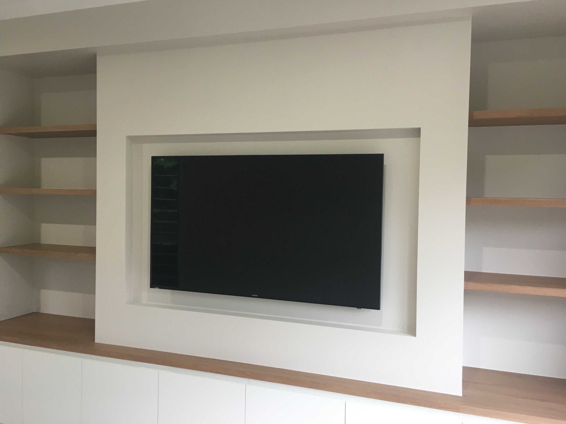 Wall Mounted TV Installation — Toowoomba, QLD — Garden City Antennas